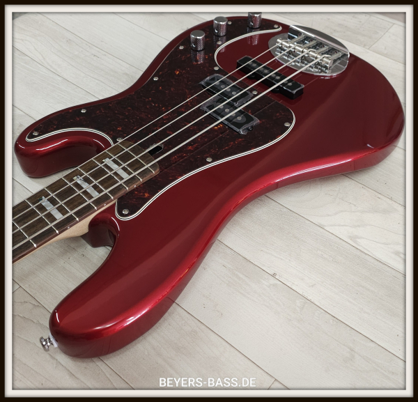 Preview: Lakland Skyline 44-64C Custom, Candy Apple Red Gloss